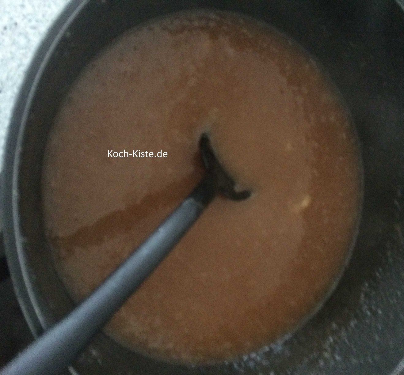 Apfel Marmelade köcheln lassen