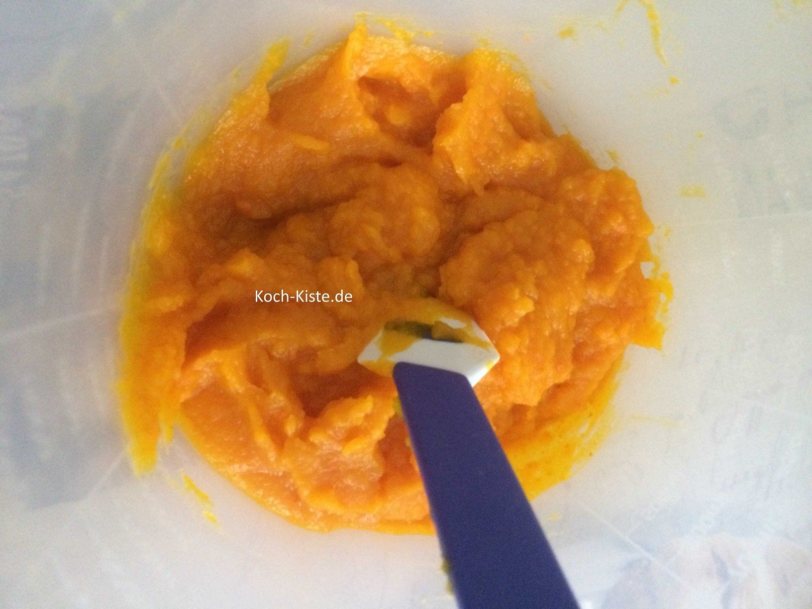 Kürbis pürieren