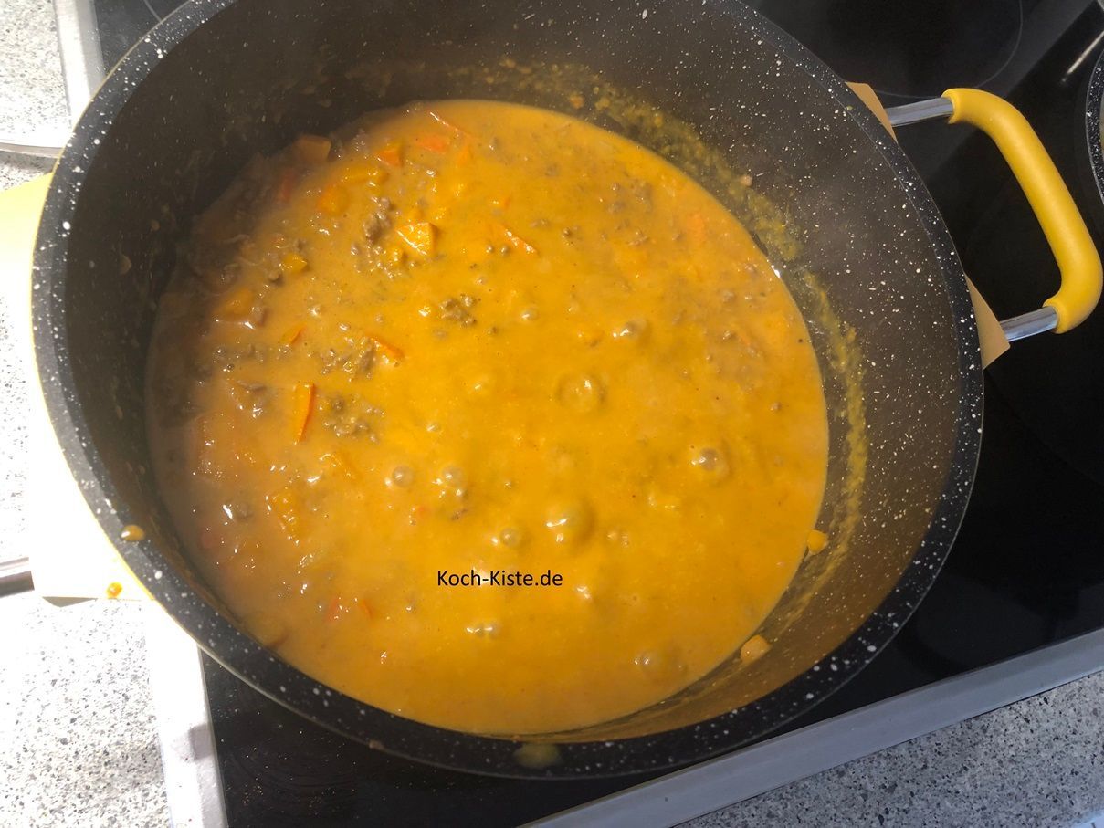 und wieder alles gut miteinander verrühren