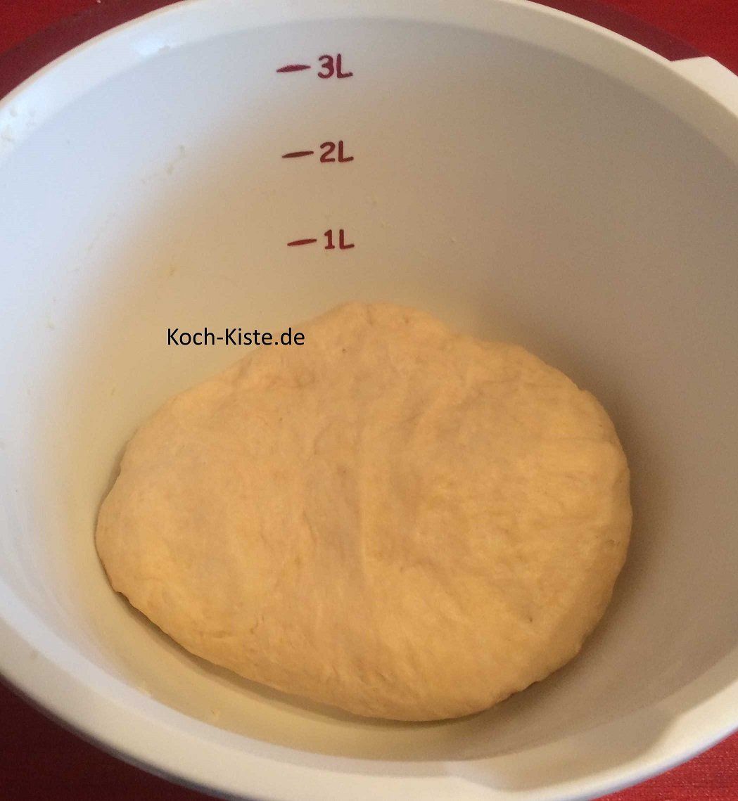 fertig gekneteter Teig