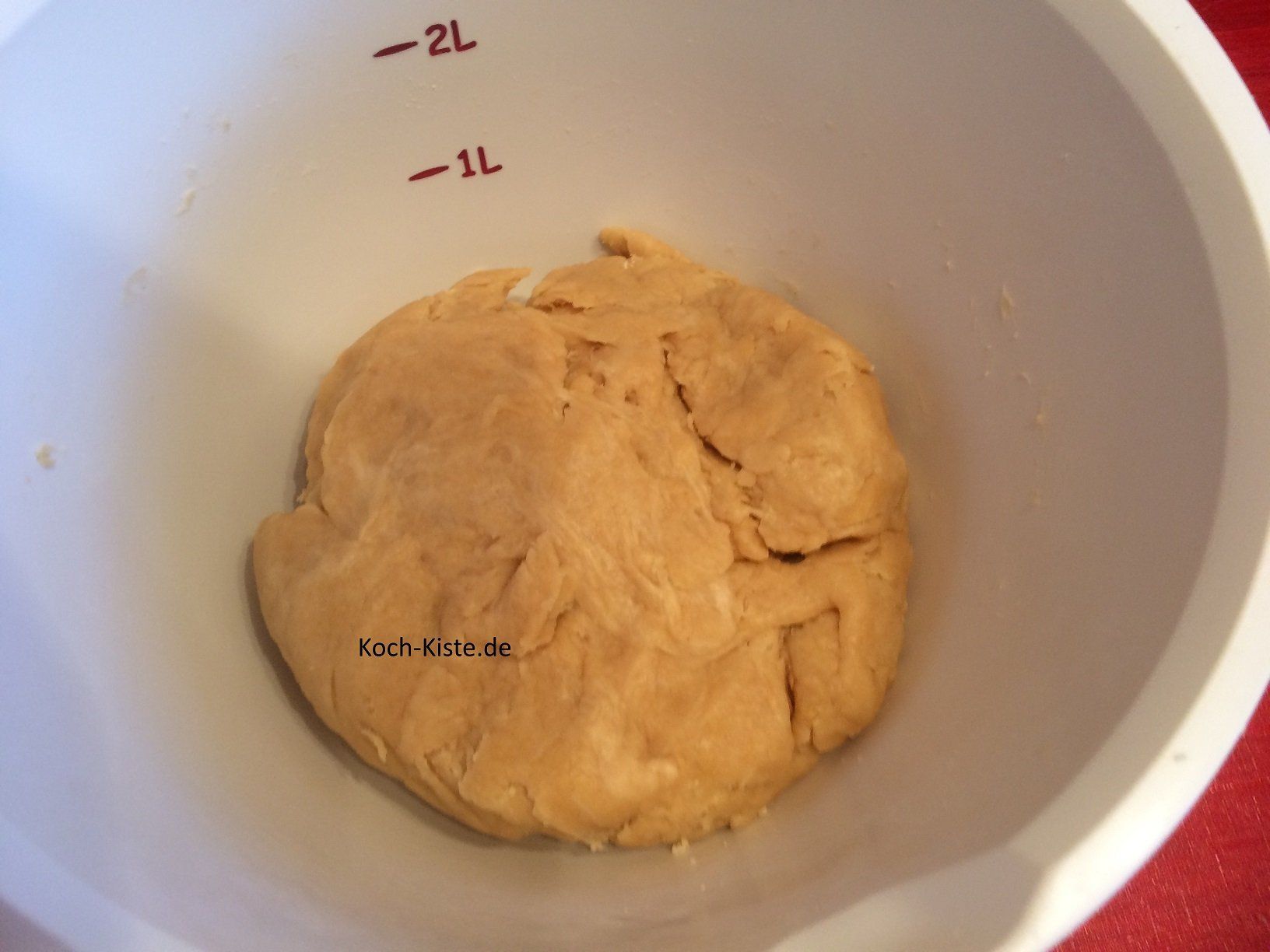 fertig gekneteter Teig