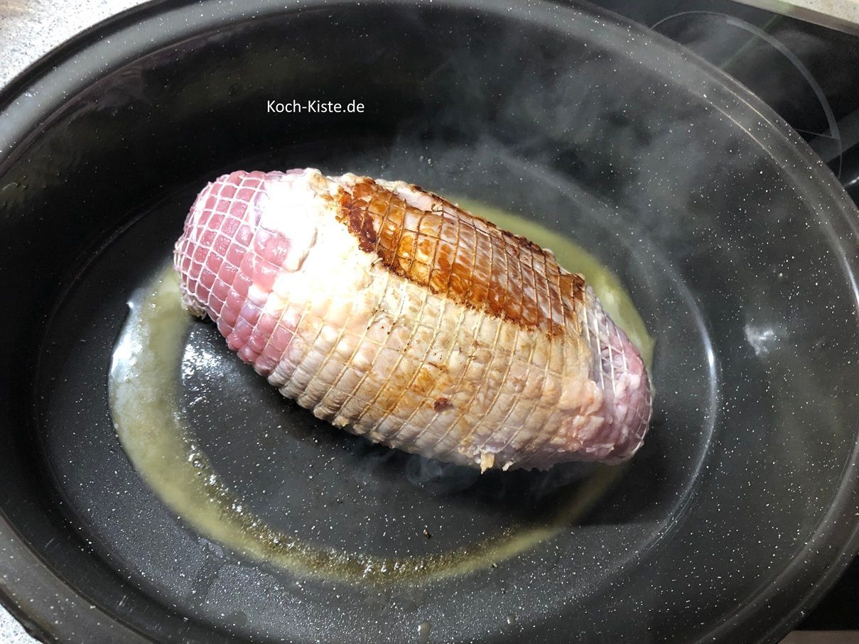 und brate ihn von allen Seiten ! an