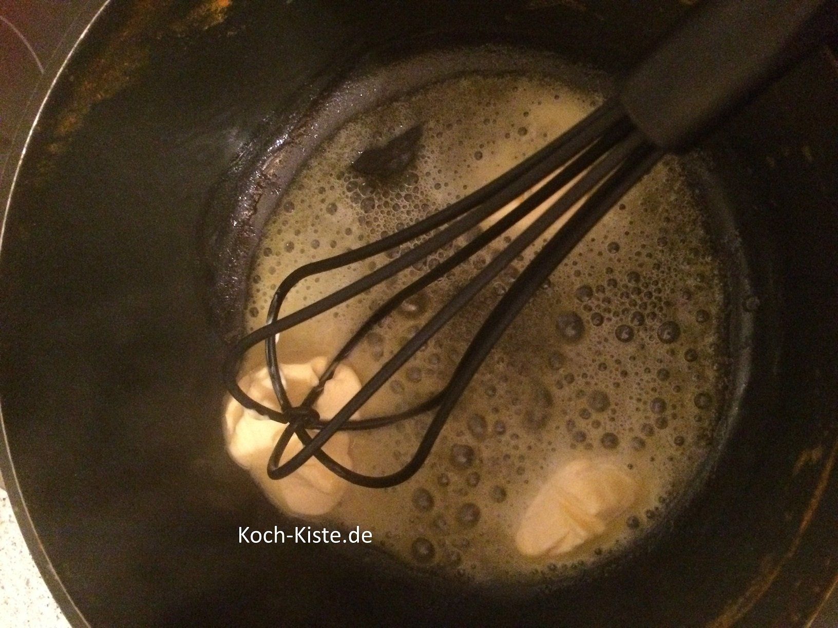 Butter auslassen