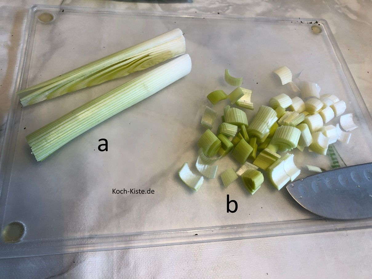 die viertel Porrestangen werden auch noch mal der Länge nach halbiert (b) und dann kannst Du daraus kleine Stücke schneiden (b)