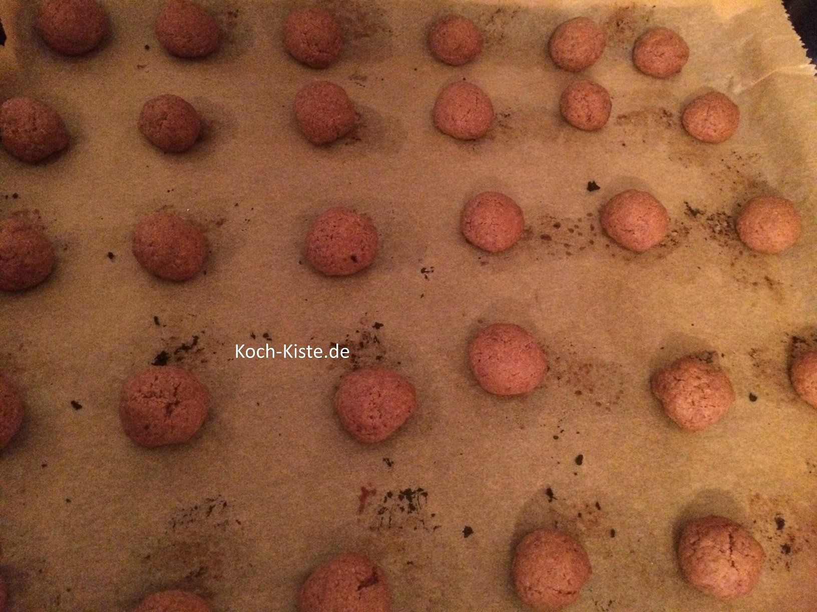 gebackene Nougat Kugeln