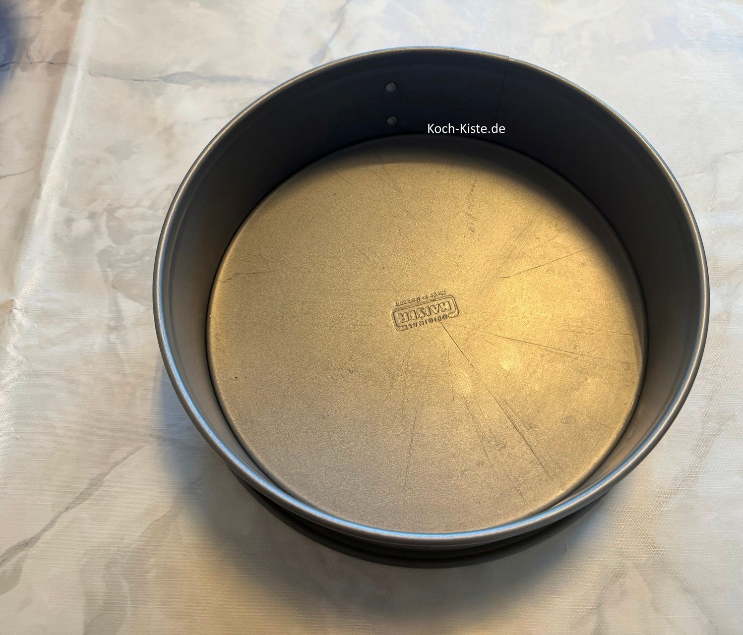 Stelle Dir die Springform bereit