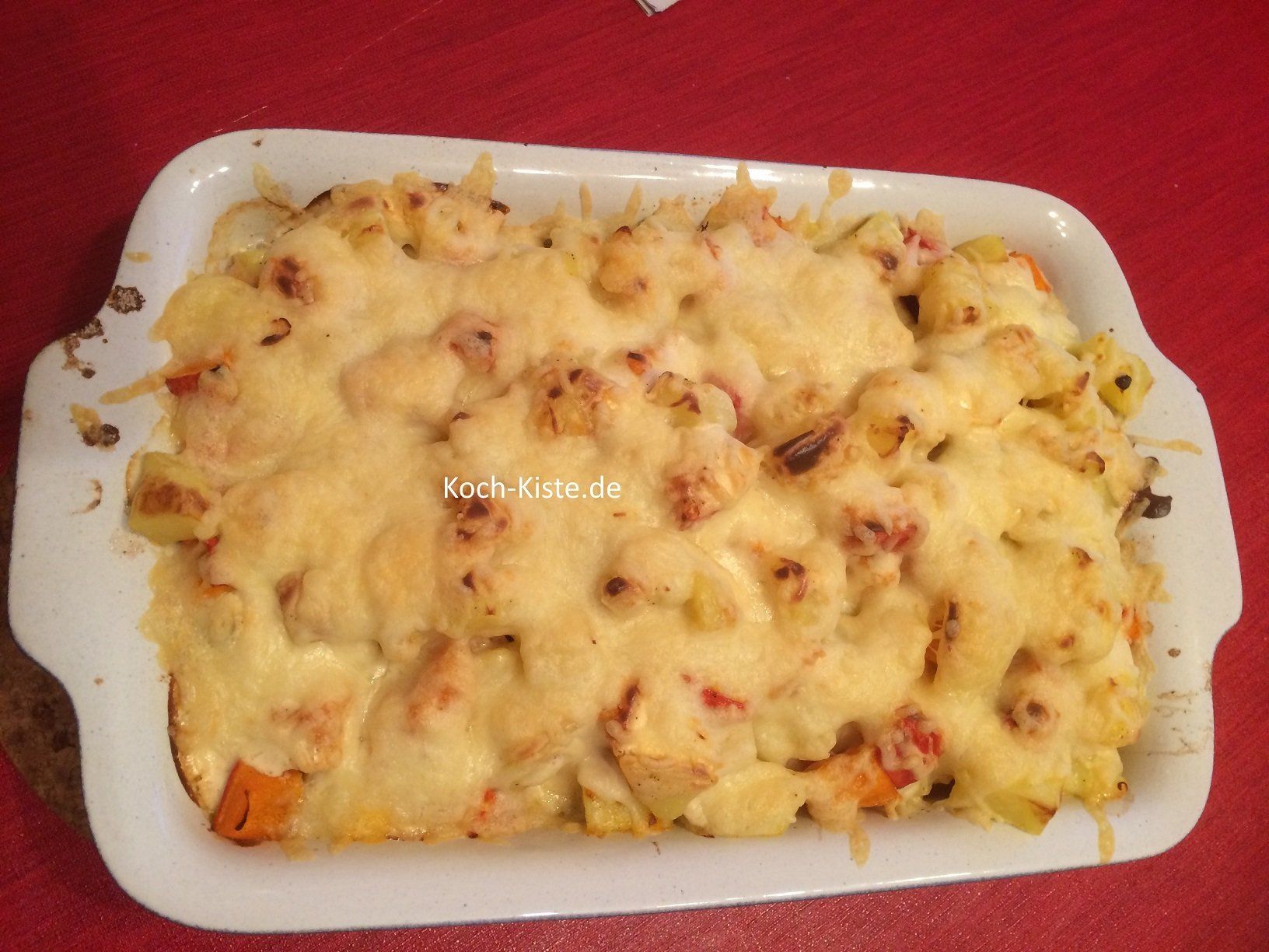 Kassler-Kartoffel-Kürbis Auflauf