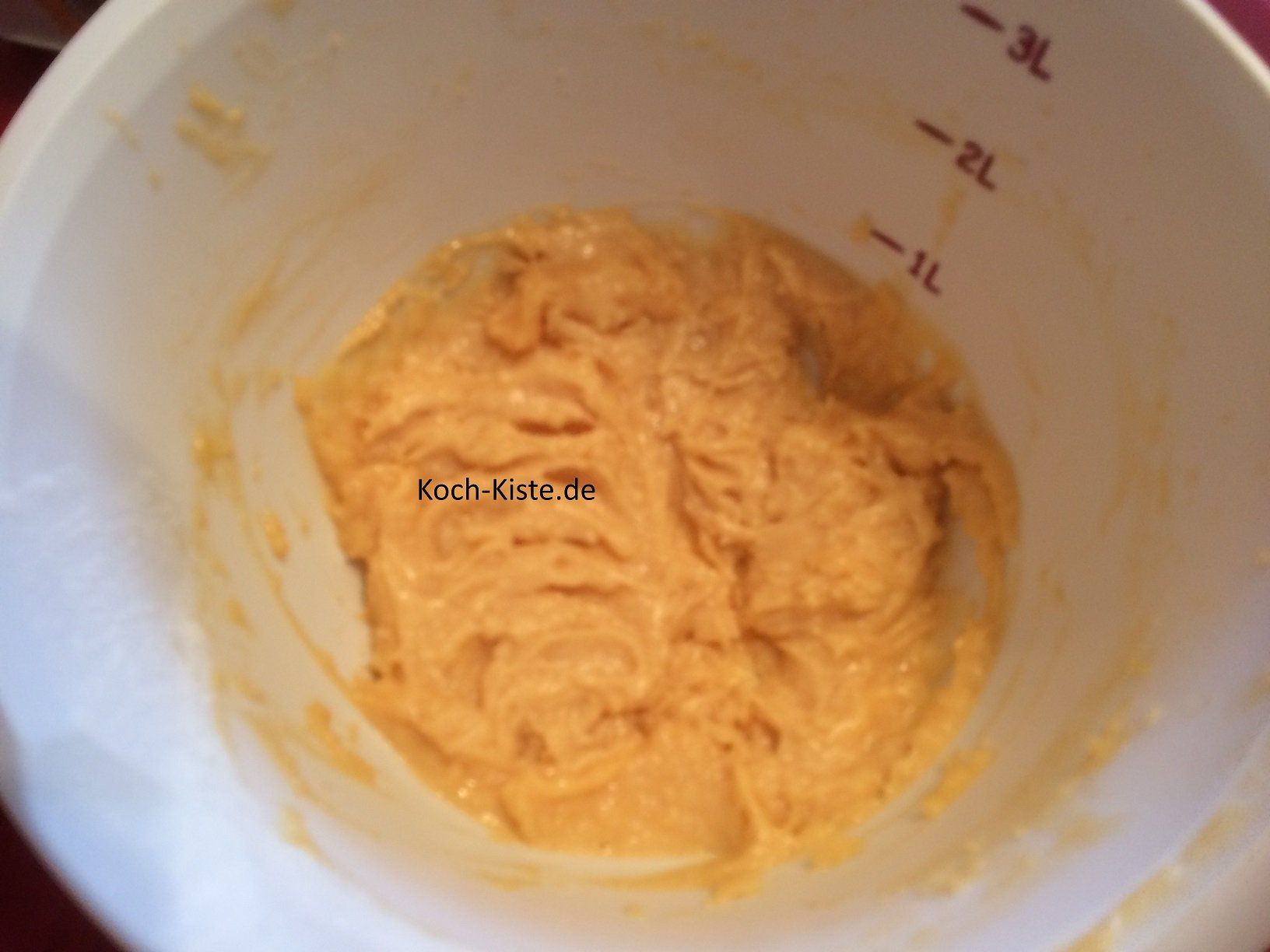 Teig muss schwer vom Löffel fallen