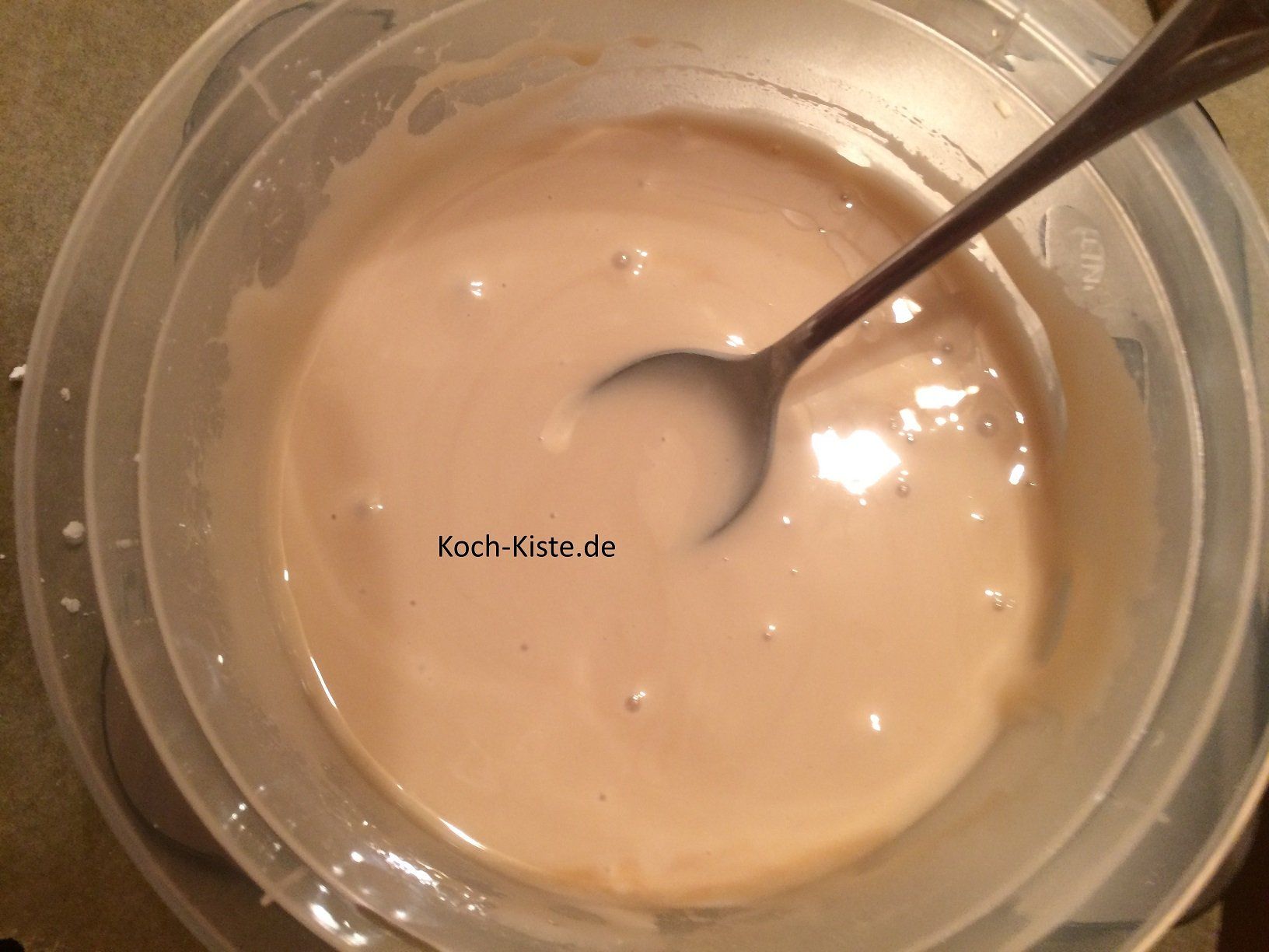 Kaffee Glasur anfertigen