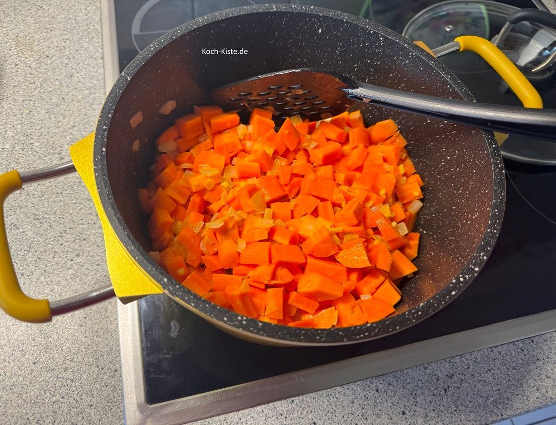 und brate sie kurz an