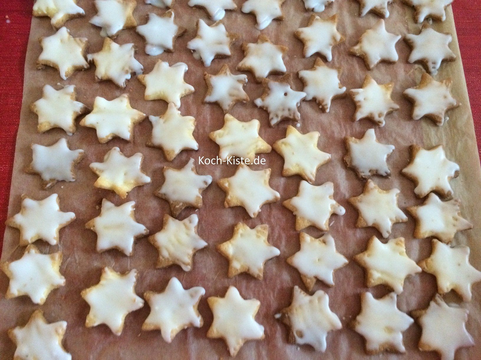 glasierte Zitronen Sterne