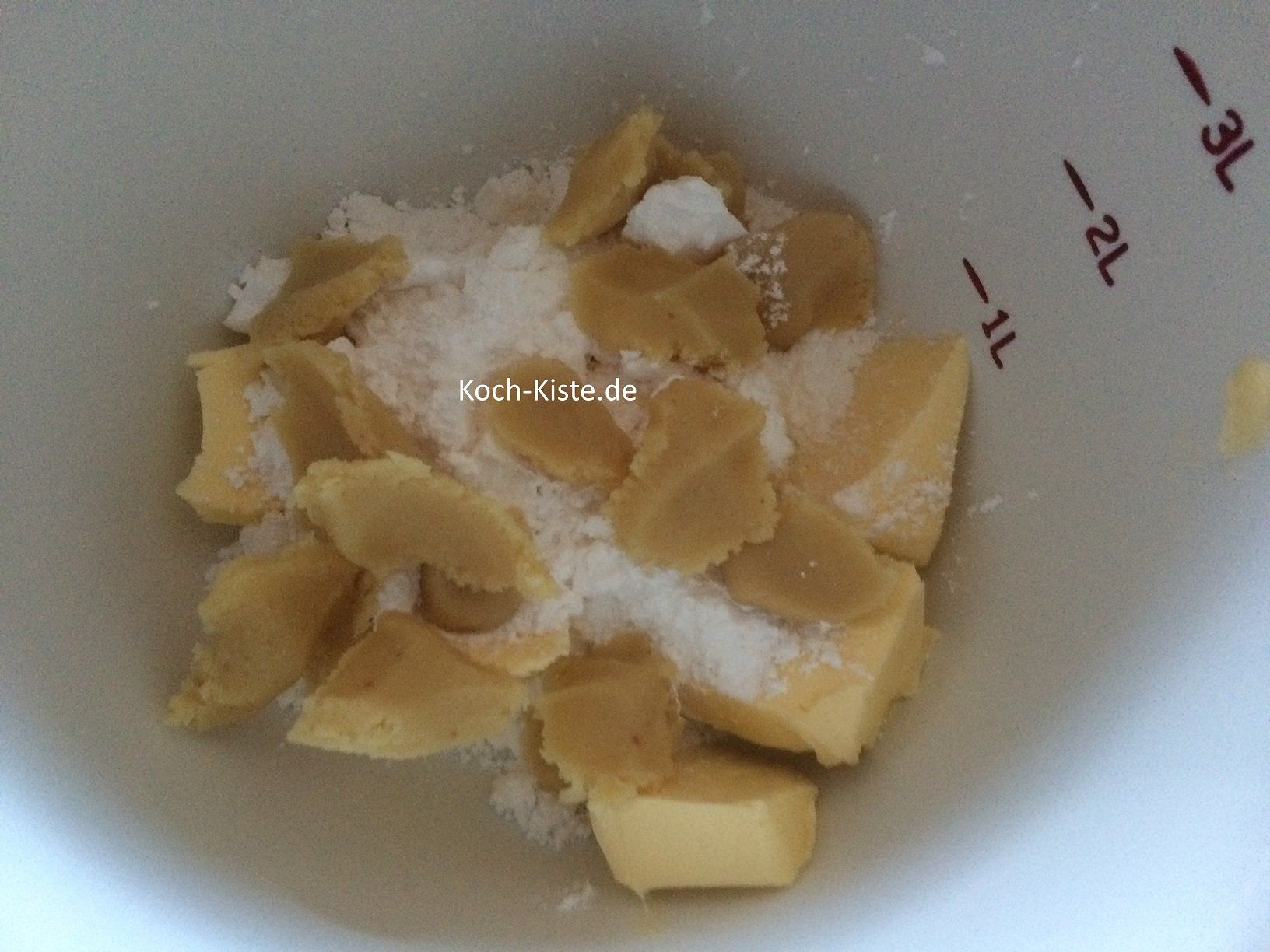 Zutaten für die Marzipan Mischung