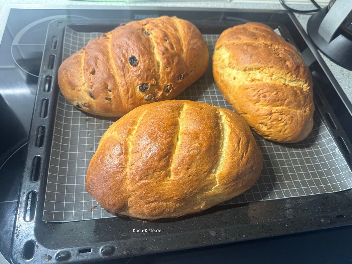 3 erlei Osterbrote gebacken