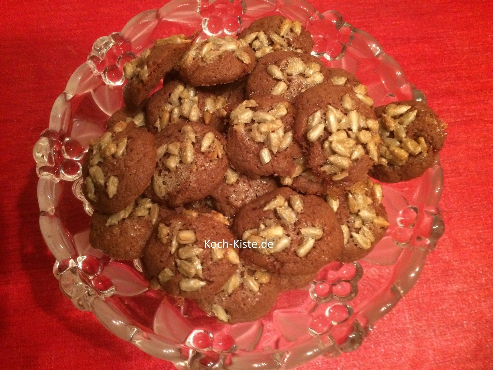 Schoko-Sonnenblumenkerne Plätzchen