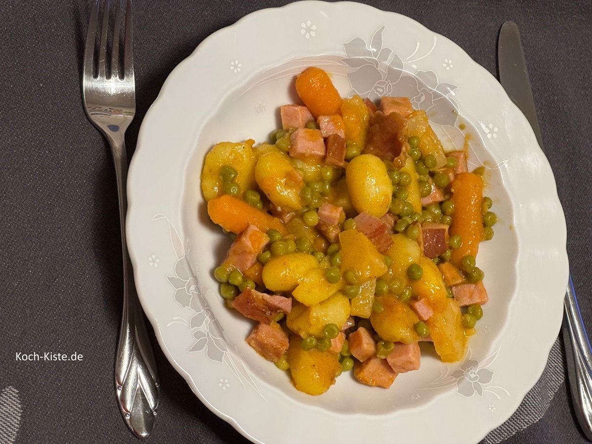 fertige Fast Food Pfanne