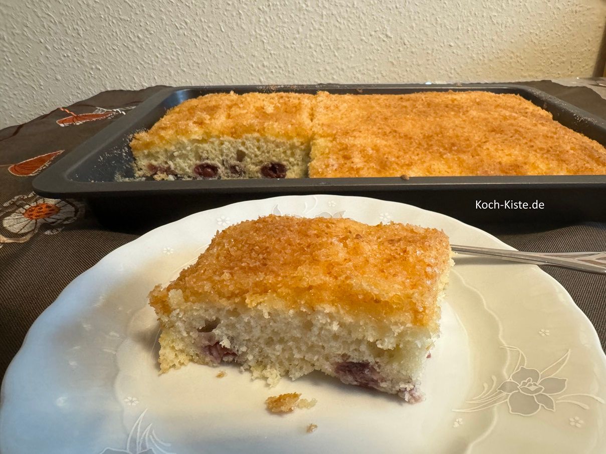 Kokos-Kirsch Kuchen