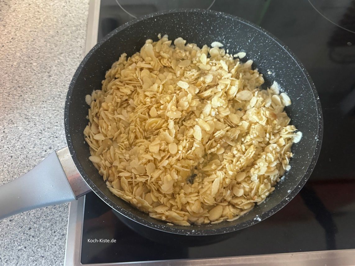 bleibe an der Pfanne stehen