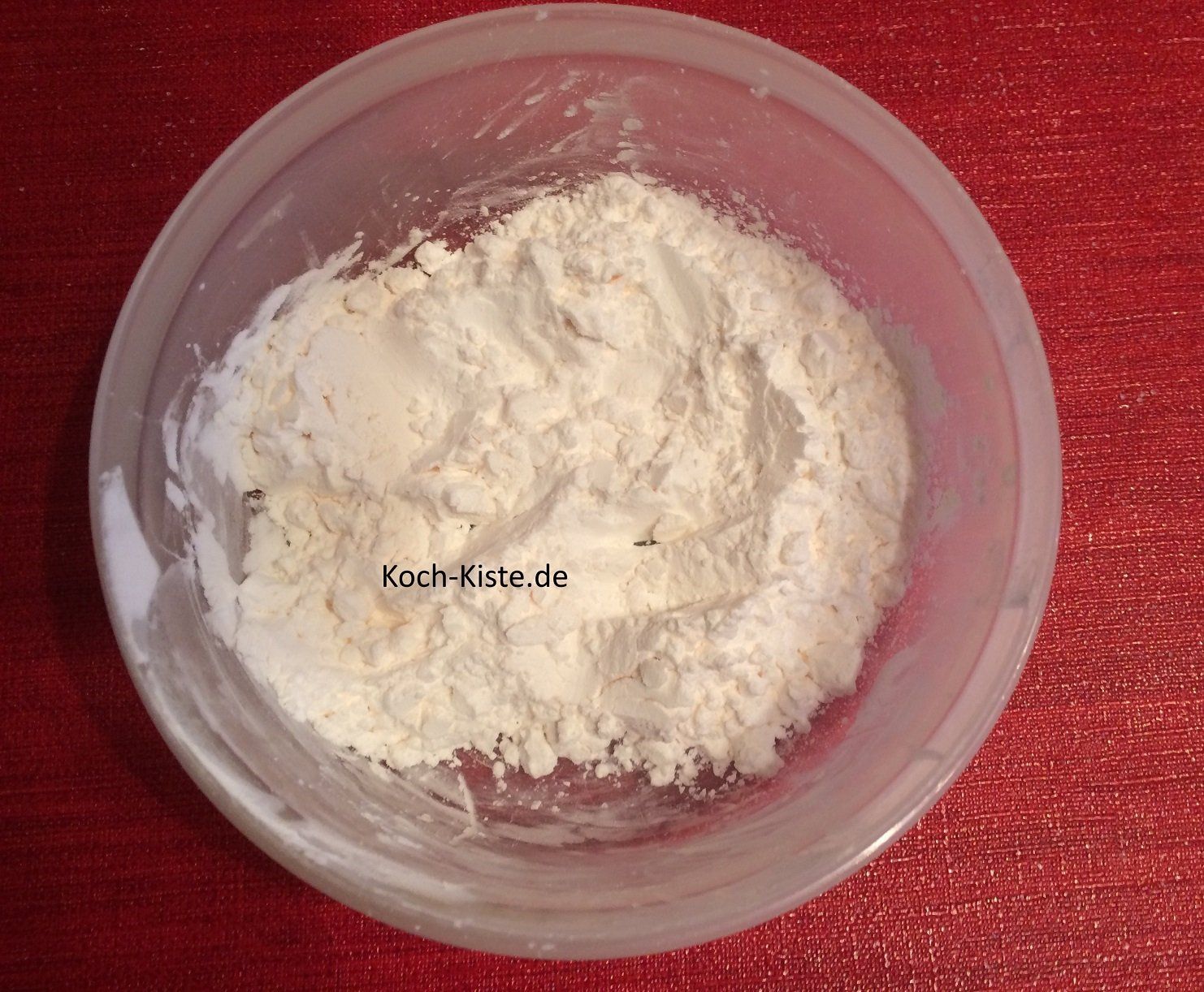 Puddingpulver abmessen