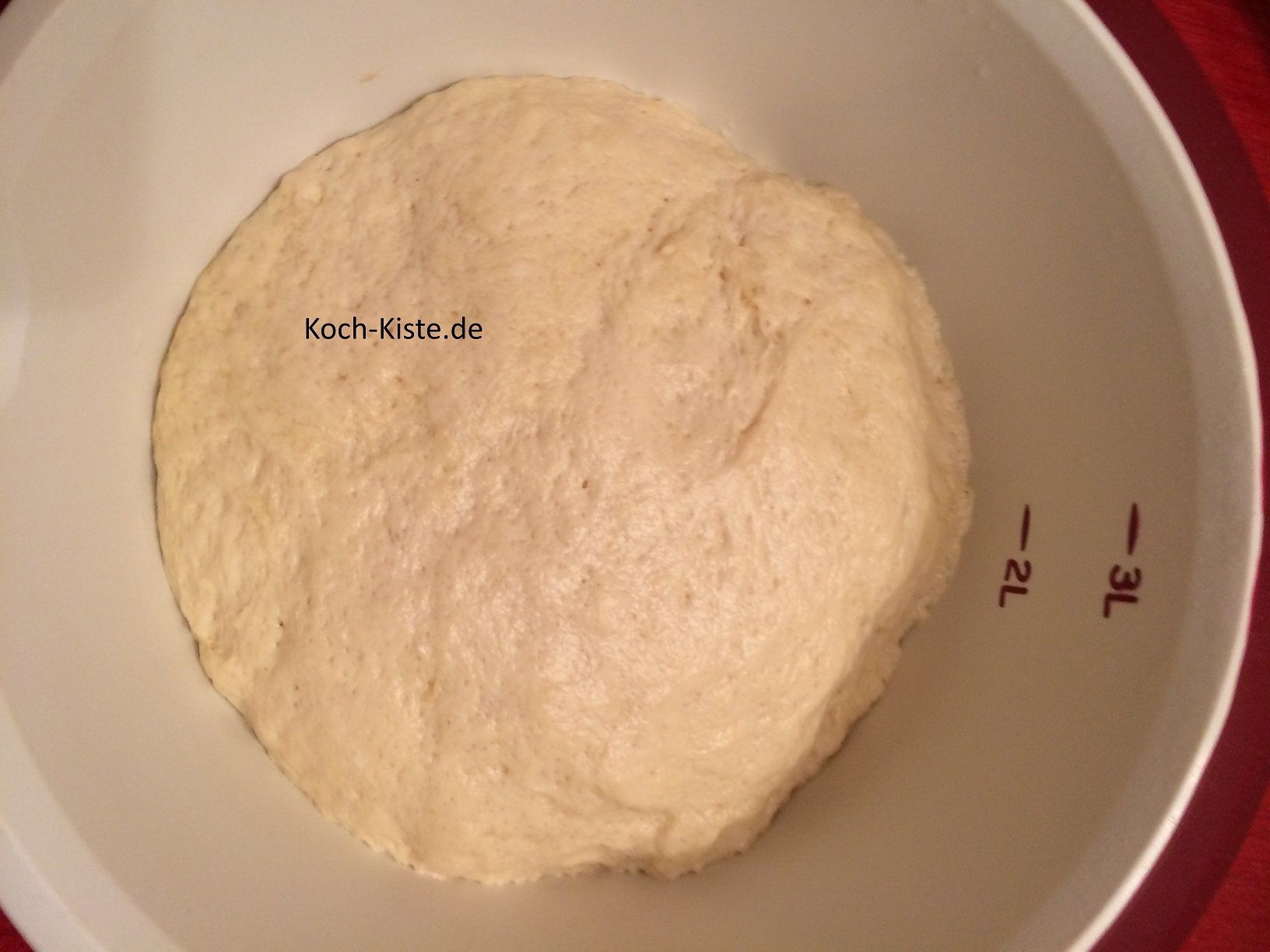 aufgegangener Teig