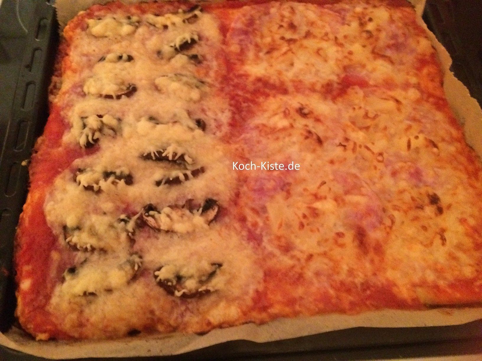 fertige Pizza