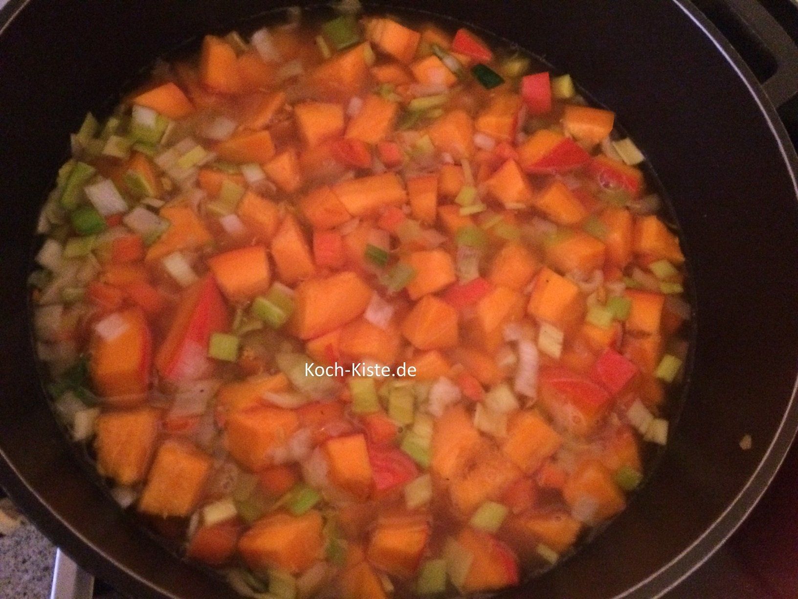 mit Brühe aufgießen