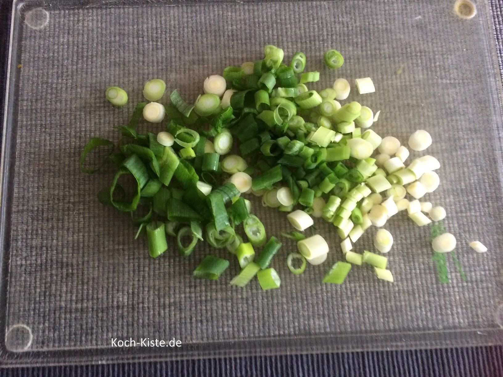 Lauchzwiebeln bearbeiten