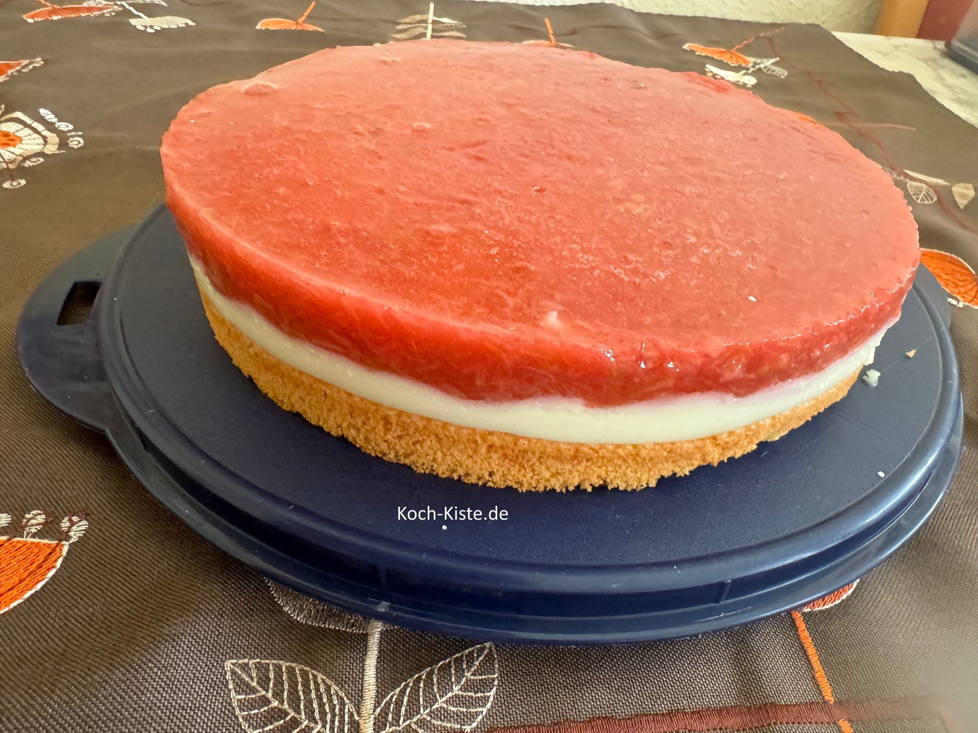 nehme den Tortenring ab - fertig :-)