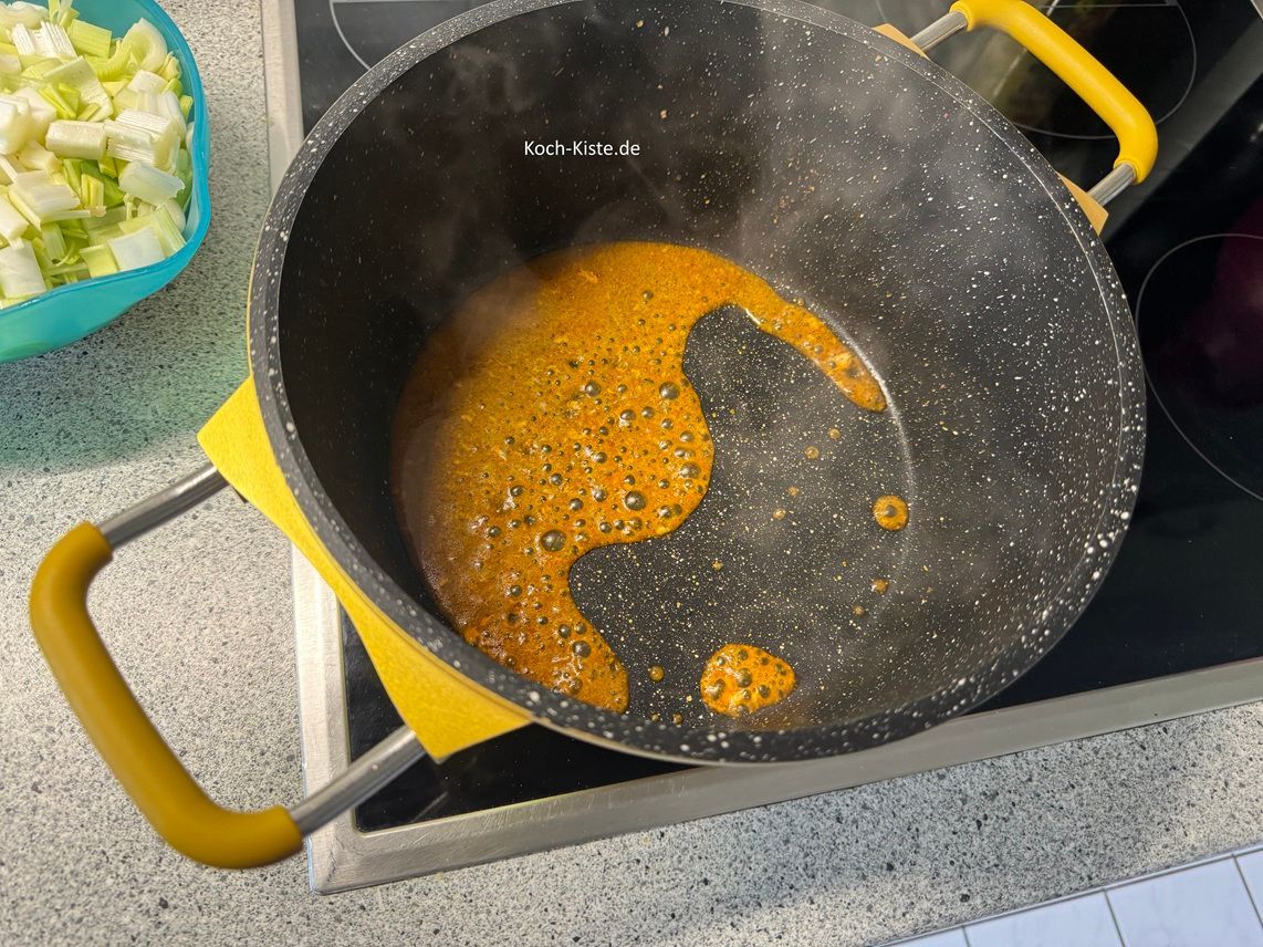 Das Bratenfett bleibt im Topf :-)