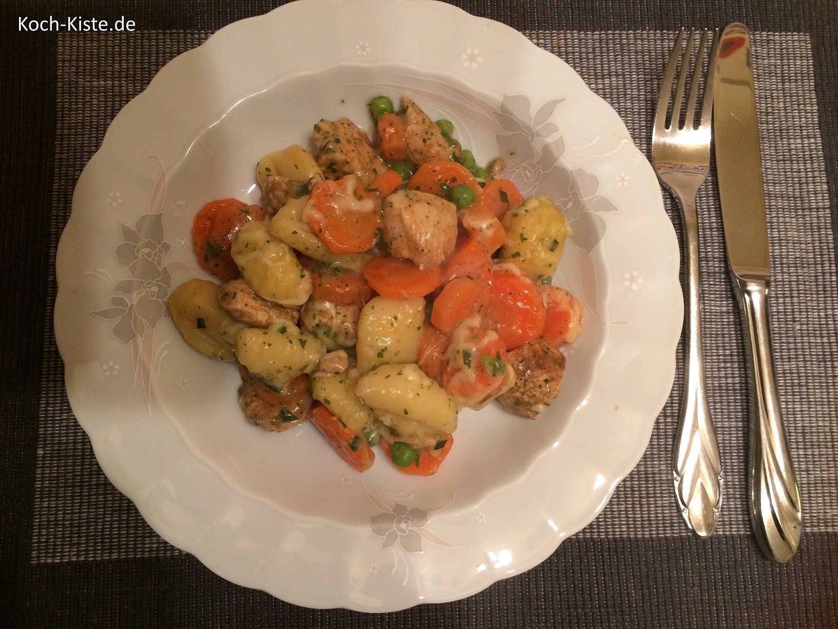 Gnocchi- Auflauf mit Kräutersoße