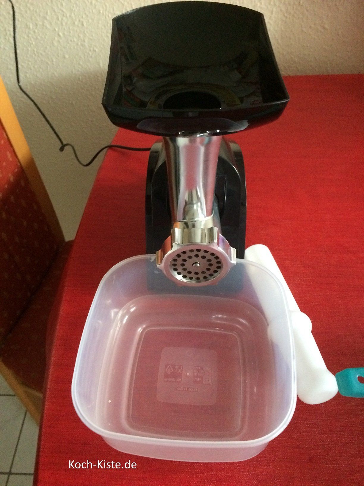 Fleischwolf vorbereiten