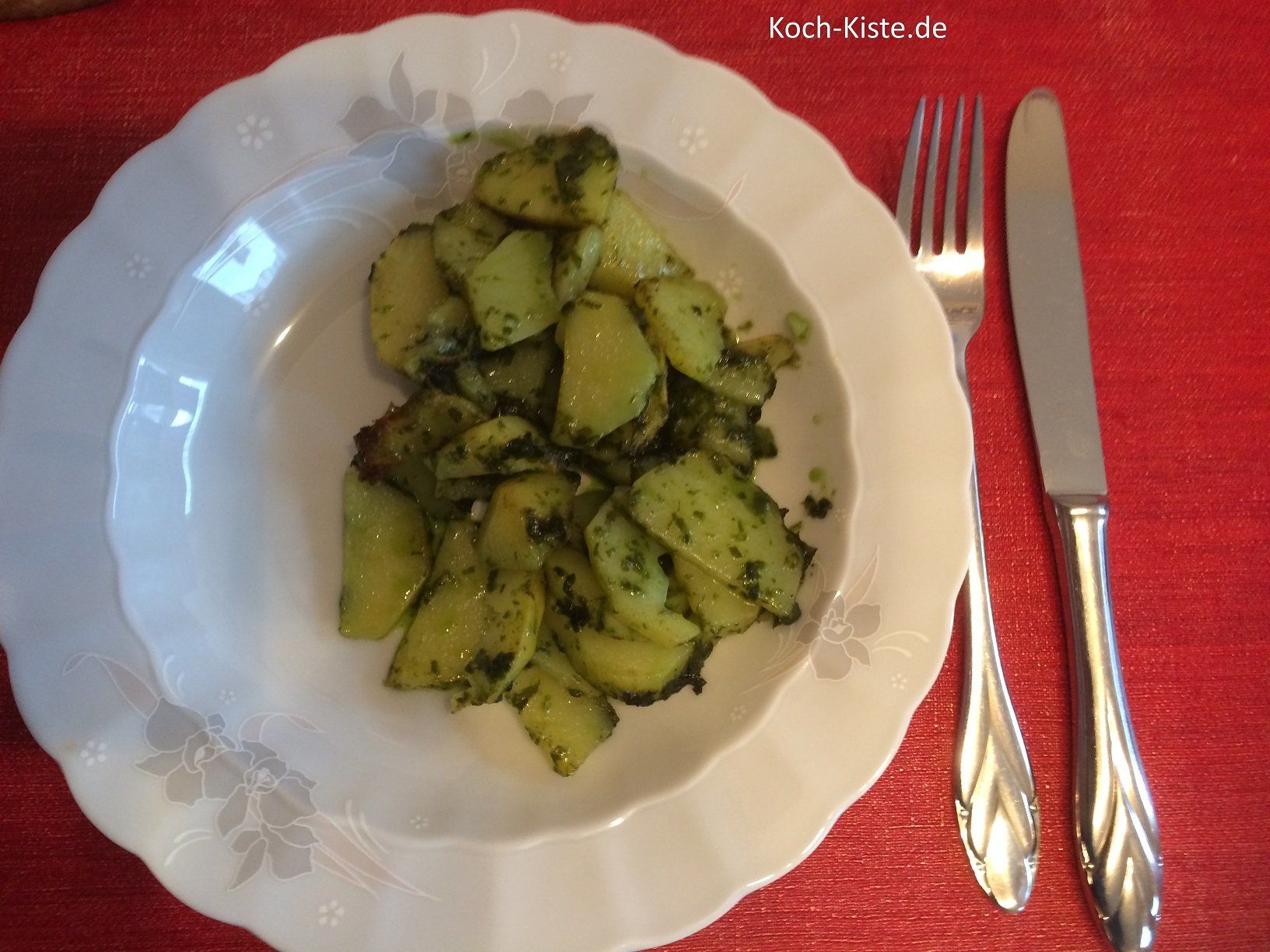 Bärlauch-(Kräuter) Kartoffeln