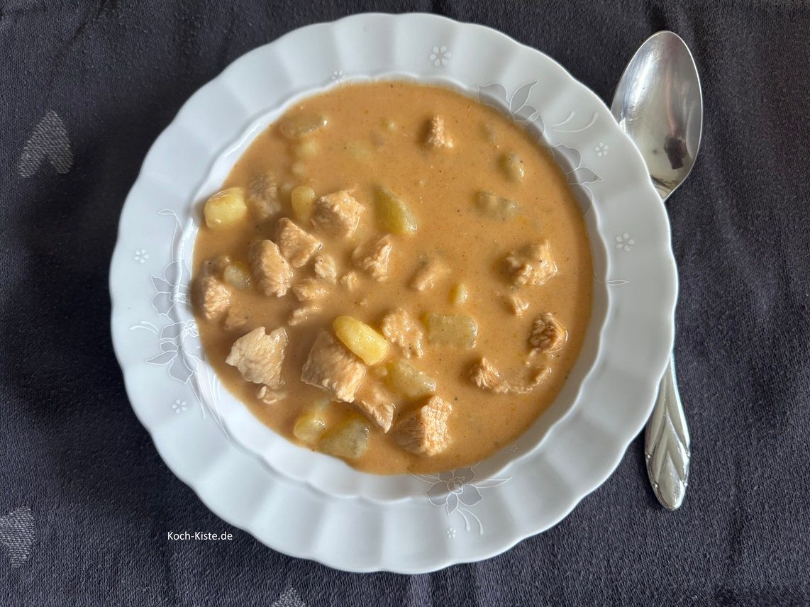 Schmorgurken Gulasch