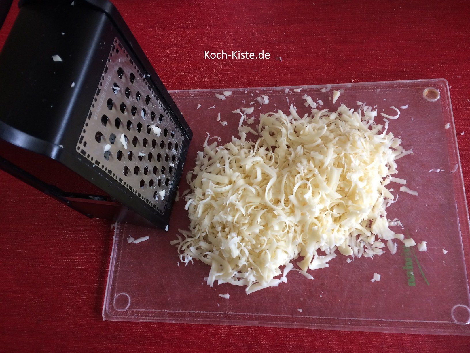 Käse reiben