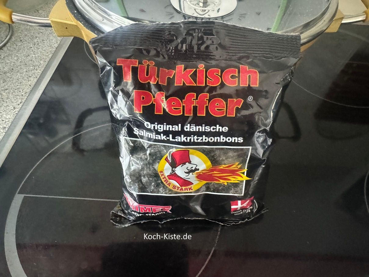Du benötigst Lakritz Bonbons , am Besten Türkisch Pfeffer Bonbons