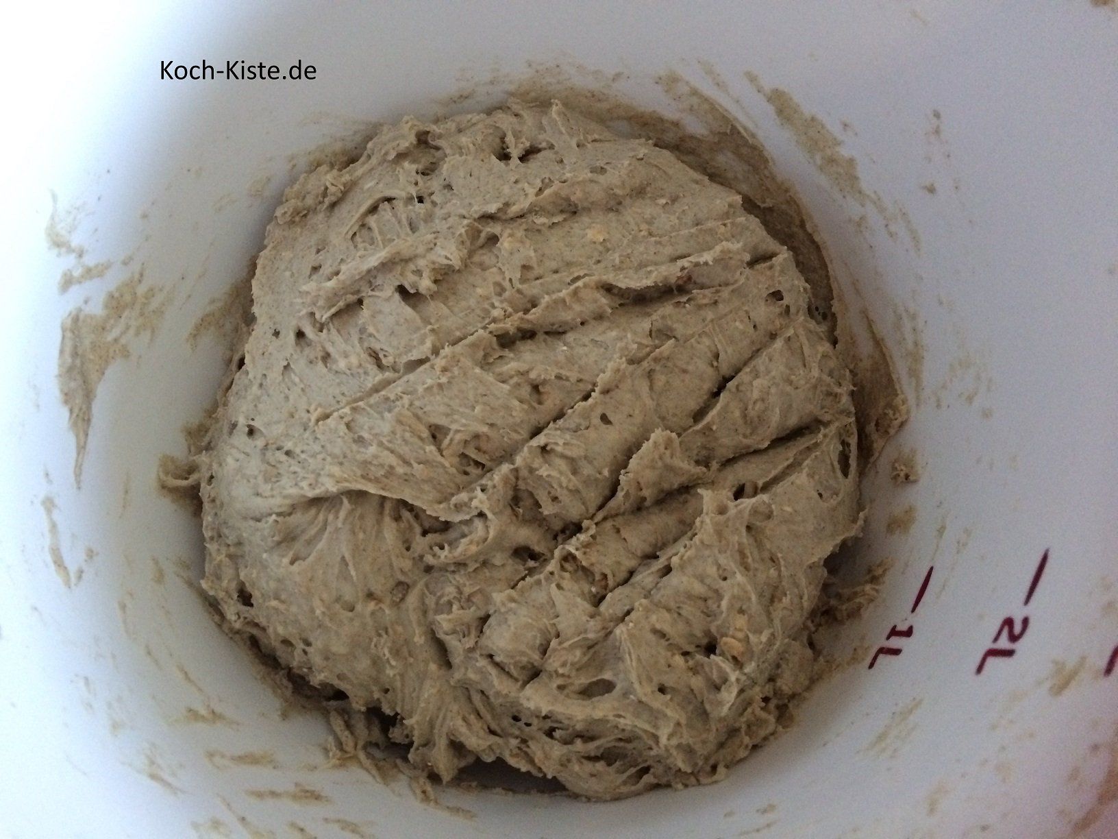 fertig gekneteter Teig