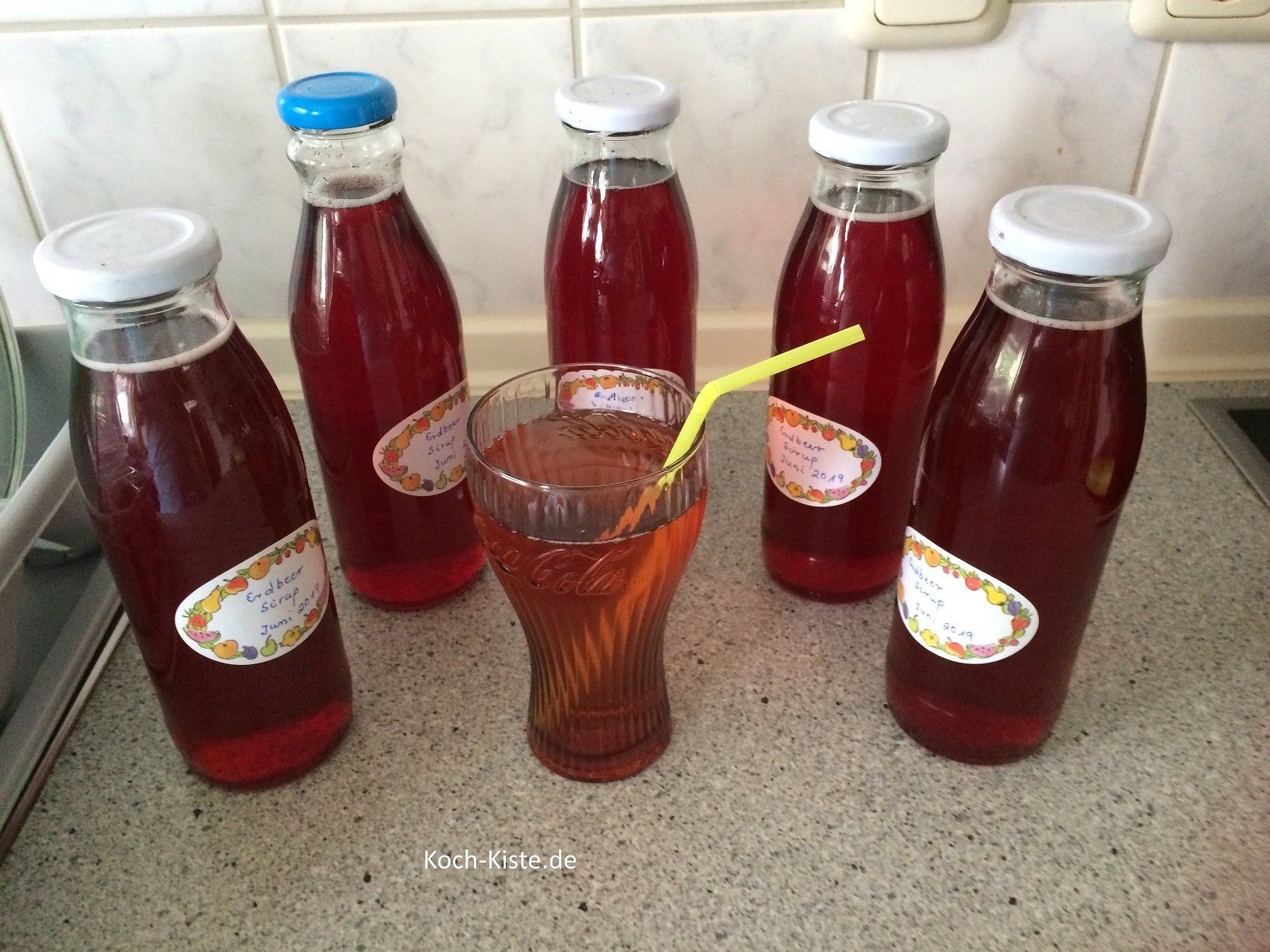 Erdbeer-Sirup