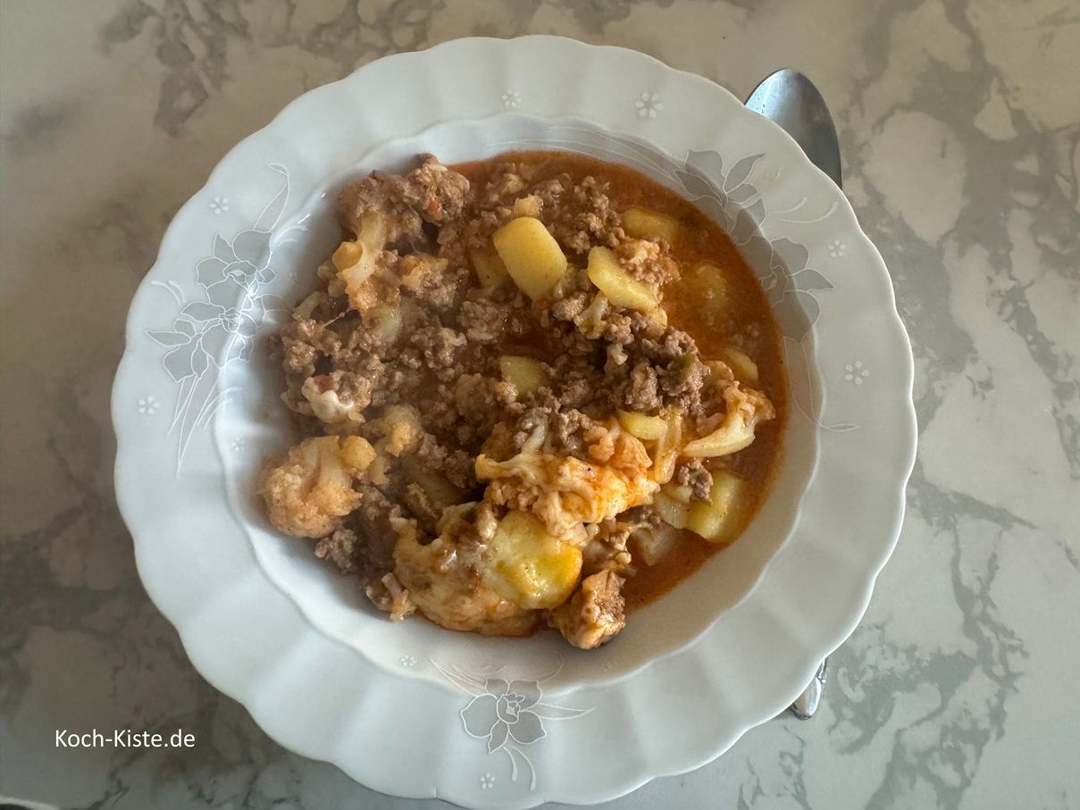 Blumenkohl Hack Auflauf