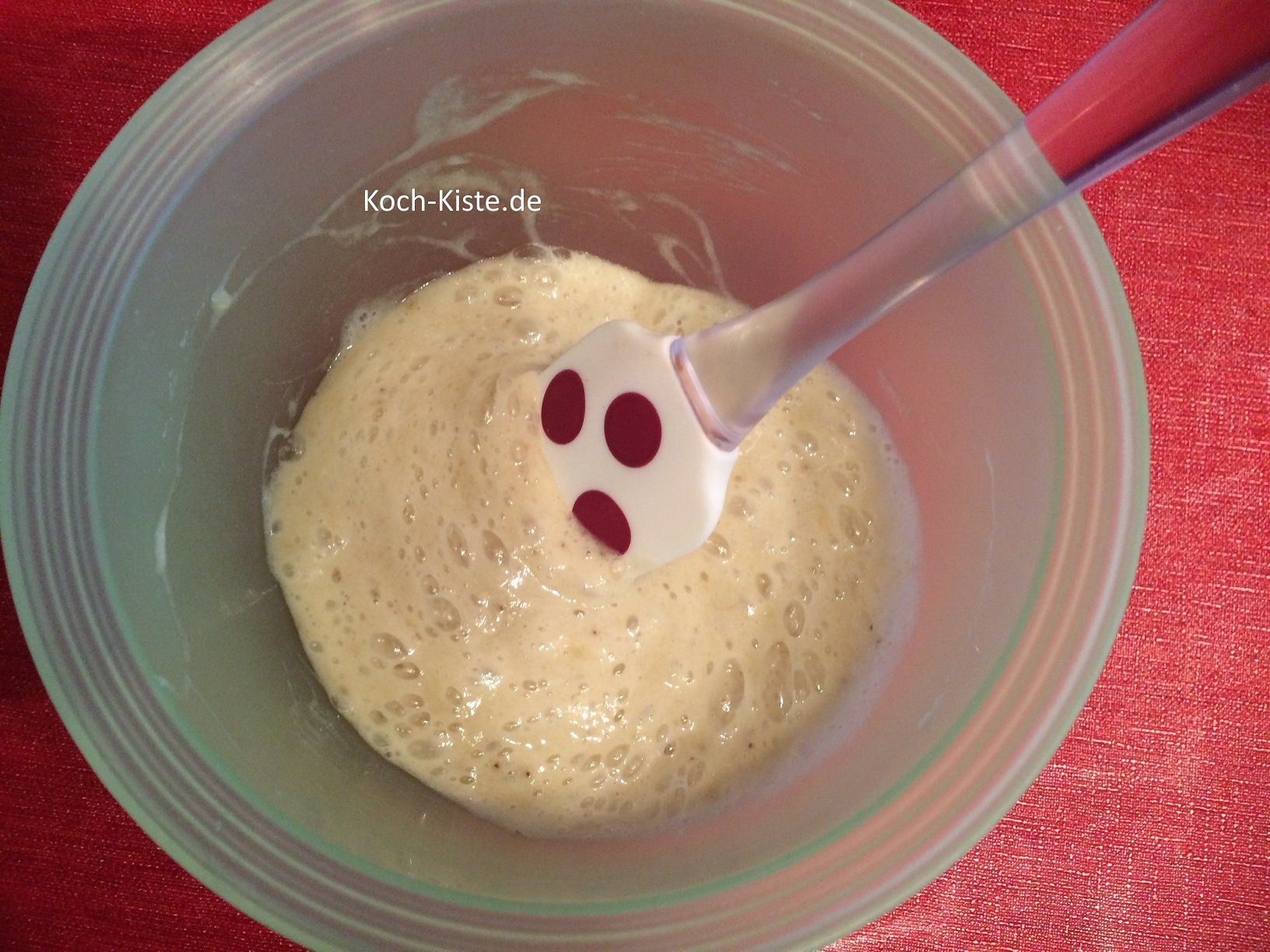 die Banenen pürieren