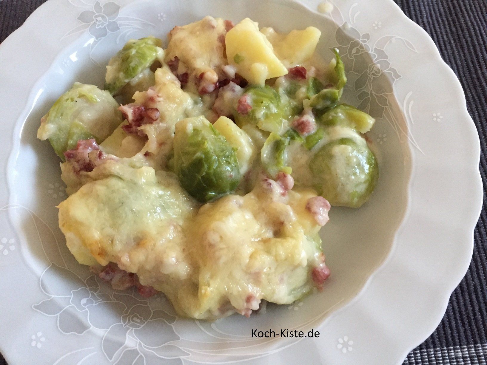 Rosenkohl-Schinken Auflauf