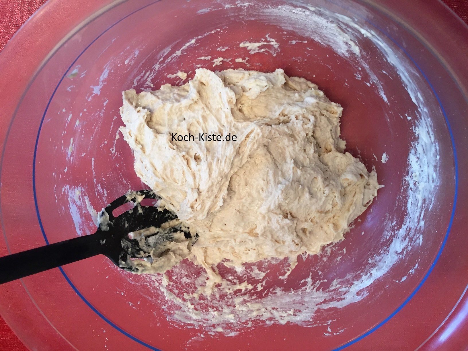 verrühre alles zu einem geschmeidigen Teig