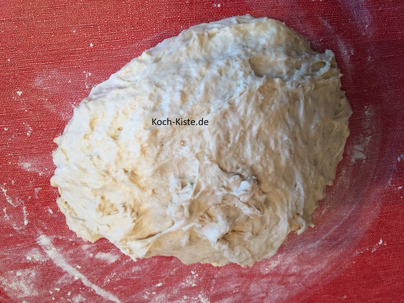 fertig gekneteter Teig