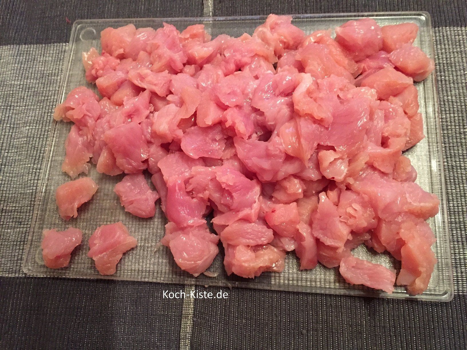 klein geschnittenes Putenbrustfilet