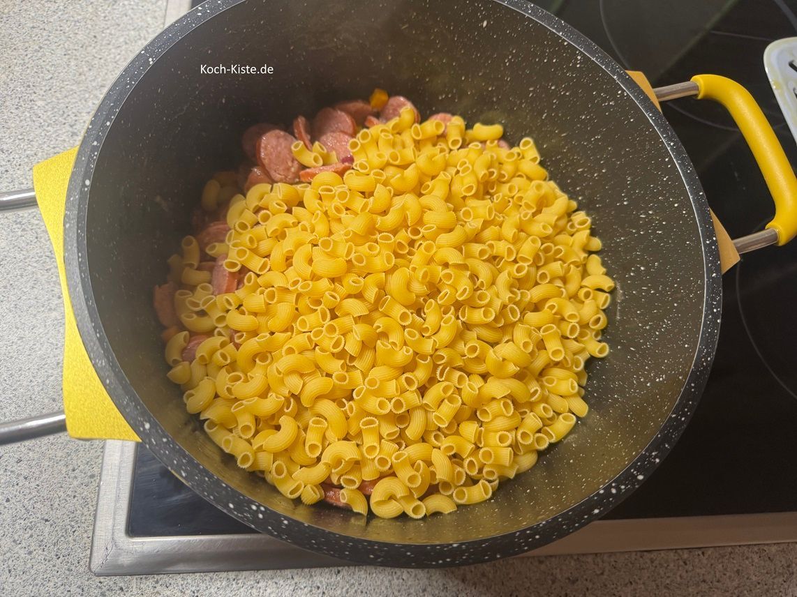 die Nudeln wollen auch mitmachen