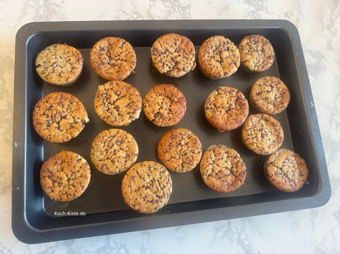 Bananen Schoko Muffin's