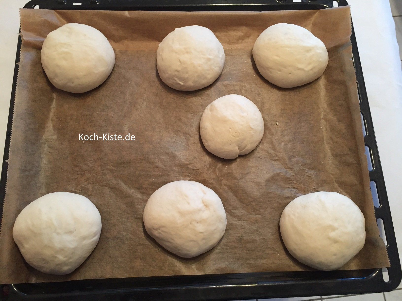 Döner Brötchen nach erneuter Gehzeit