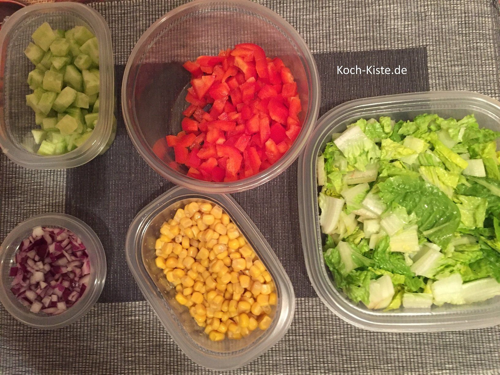 geschnippeltes Gemüse