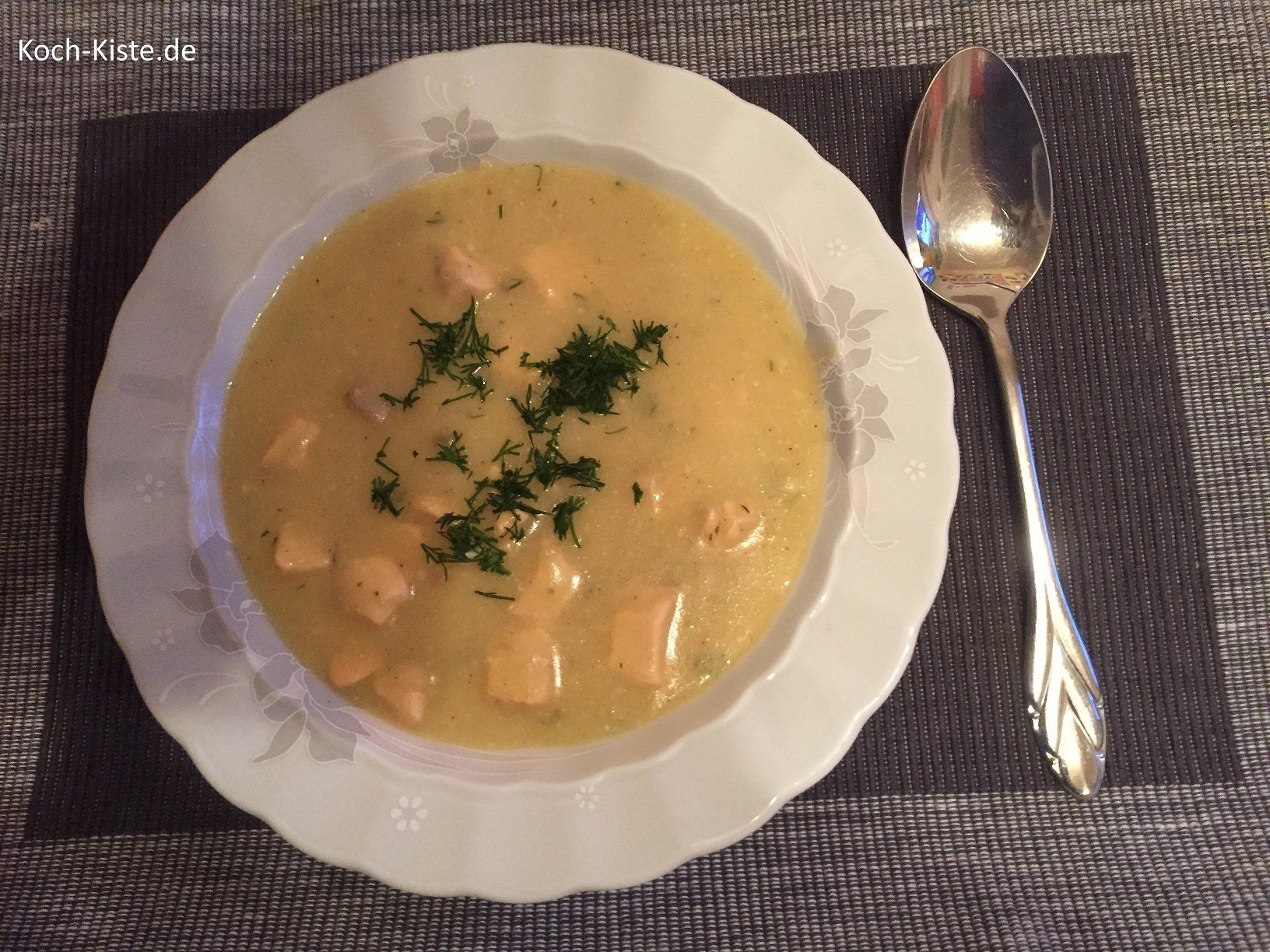 Lachs Kartoffelsuppe