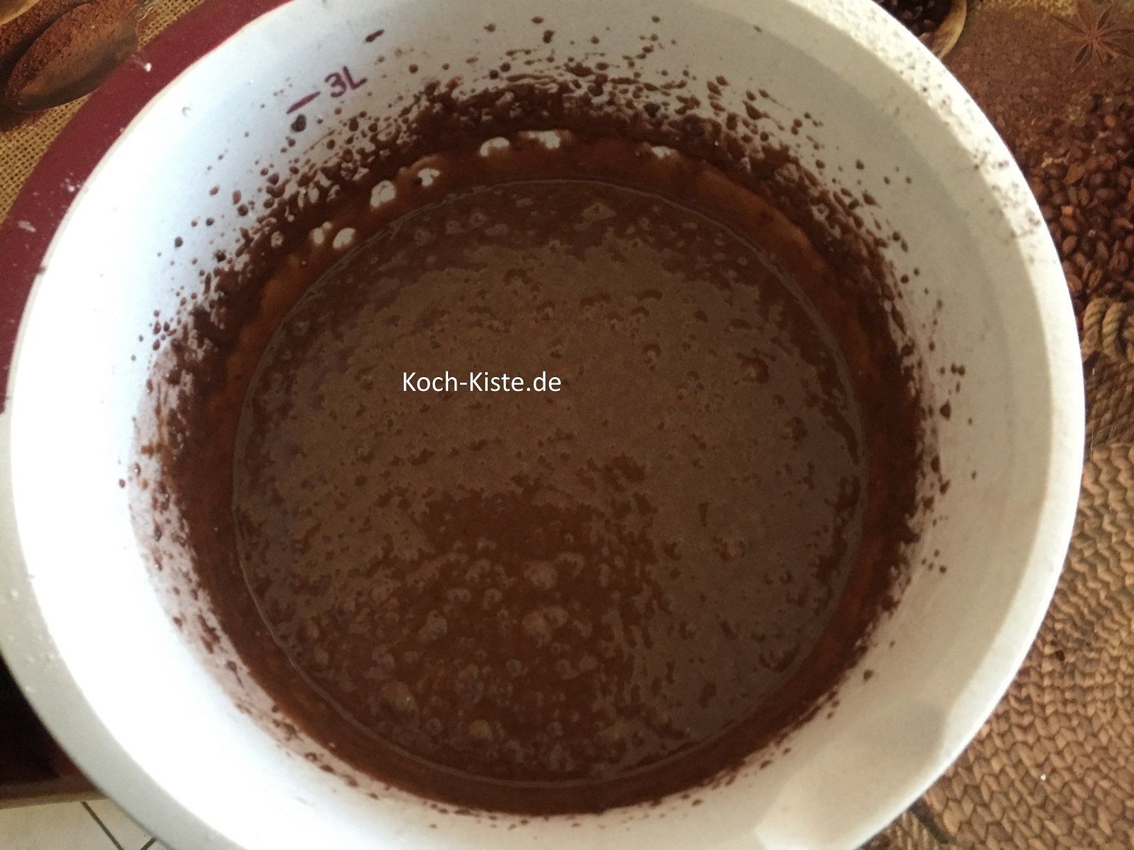 verrühre alles mit dem Handrührgerät