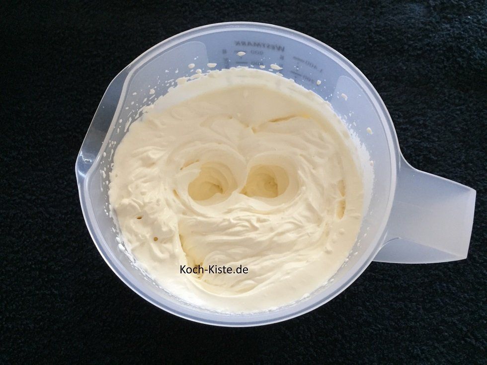 schlage die Sahne steif