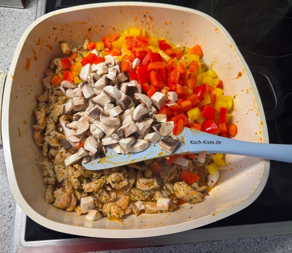 und die Paprikastücke hkzu